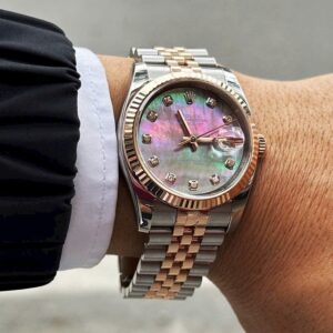 4 Rolex DateJust 116233 MOP Purple Diamond