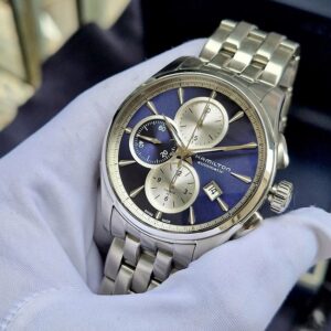 5 Hamilton Jazzmaster Automatic Chronograph Blue H32596141