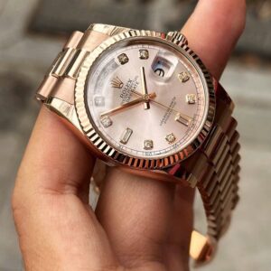 5 Rolex Day-Date 118235 18k Rose Gold Diamond Baguette5 Rolex Day-Date 118235 18k Rose Gold Diamond Baguette