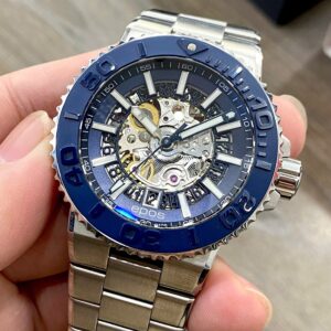 6 Epos Skeleton Sportive Blue 3441.135.26.16.30 Bezel Ceramic