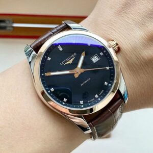 6 Longines Conquest Classic 18k Rose Gold L2.785.5.58.3