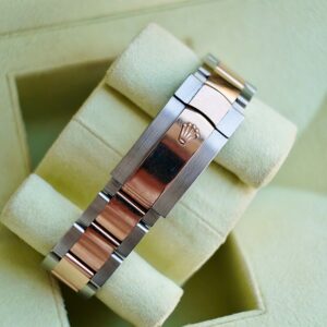6 Rolex DateJust 126231-0014 Oyster Dark Rhodium 18k Rose Gold
