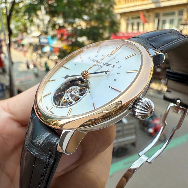 9 Frederique Constant Tourbillon FC980V4SZ9 Bezel 18k 9 Frederique Constant Tourbillon FC980V4SZ9 Bezel 18k