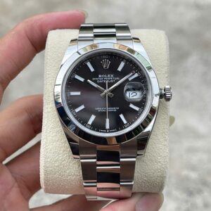 1 Rolex Oyster Perpetual DateJust 126300 Black Dial