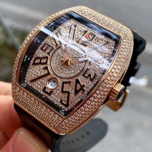 2 Franck Muller V41 SC DT 18k Rose Gold Custom Diamond