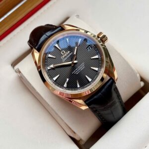 2 Omega Aqua Terra 18k Rose Gold 38.5mm 231.53.39.21.06.003