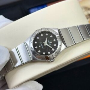 2 Omega Constellation 123.10.24.60.51.001 Brushed Diamond Black