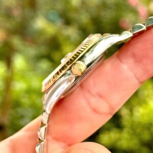 2 Rolex Oyster Perpetual DateJust 116233 Diamond Demi 18k