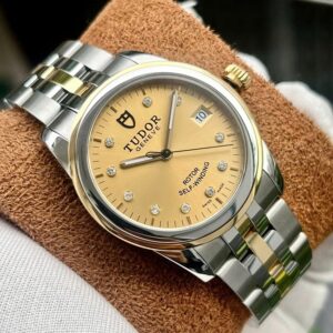 2 Tudor Glamour Date Demi 18k Diamond M55003-0006