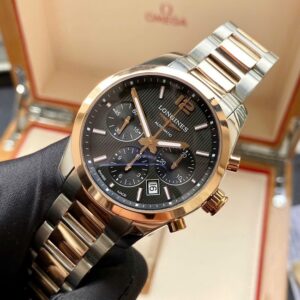 3 Longines Conquest Classic Chronograph Black L2.786.5.56.7