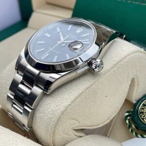 3 Rolex Oyster Perpetual DateJust 126300 Black Dial