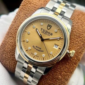 3 Tudor Glamour Date Demi 18k Diamond M55003-0006