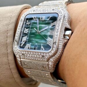 4 Cartier Santos Large De Cartier 39.8mm CRWSSA0062 Diamond