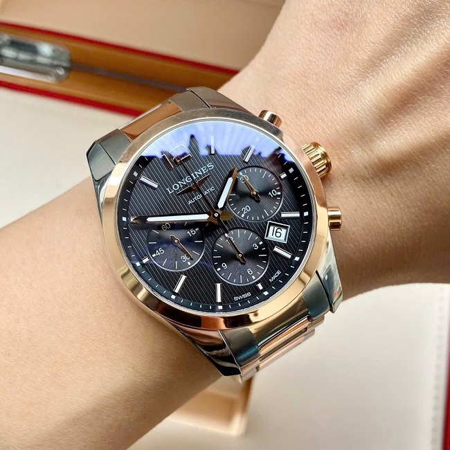 4 Longines Conquest Classic Chronograph Black L2.786.5.56.7 4 Longines Conquest Classic Chronograph Black L2.786.5.56.7