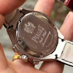 4 Piaget Meteorite Chronograph P10079 18k vang trang
