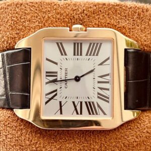 5 Cartier Santos De Cartier Dumont 2650 W2006951 18k Rose Gold