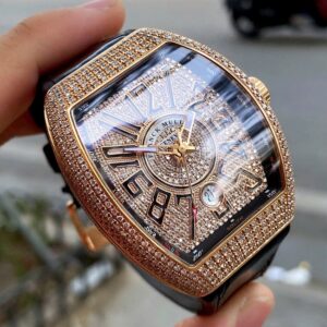 5 Franck Muller V41 SC DT 18k Rose Gold Custom Diamond