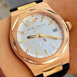 5 Girard Perregaux Laureato 81005-52-132-BB6A 18k Rose Gold