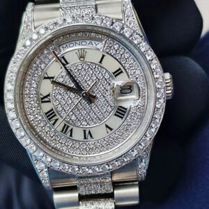 5 Rolex Day Date 18239 18k White Gold Diamond 36mm