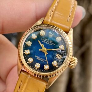 5 Rolex Lady DateJust 6517 18k Gold Diamond Automatic