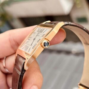 6 Cartier Santos De Cartier Dumont 2650 W2006951 18k Rose Gold