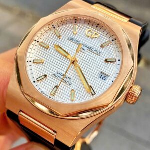 6 Girard Perregaux Laureato 81005-52-132-BB6A 18k Rose Gold