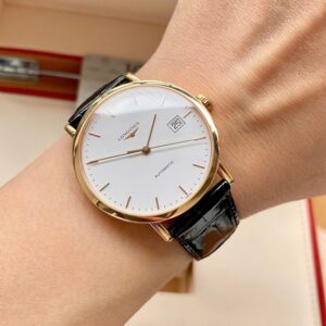 8 Longines Elegant Automatic L47878120 18K Rose Gold