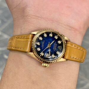 9 Rolex Lady DateJust 6517 18k Gold Diamond Automatic