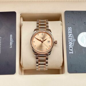 1 Longines Master Collection L2.257.5.99.7 Demi 18k Diamond