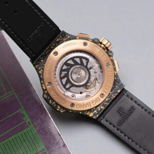 3 Hublot Big Bang Leinen Grün Gold Welt 341.XG.1280.LR.1229