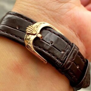 4 Rolex Cellini Time Black M50505-0026 18k Rose Gold Diamond