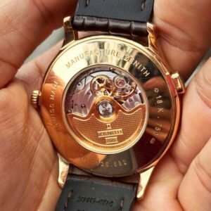 4 Zenith Dual Time 18K Rose Gold 18.1125.68202.C490 Automatic