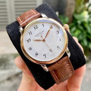 5 Montblanc Star Legacy Automatic 117577 Bezel 18k