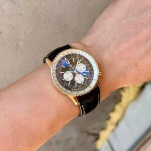 6 Breitling Navitimer Chronograph 50th Anniversary 18k Gold K41322