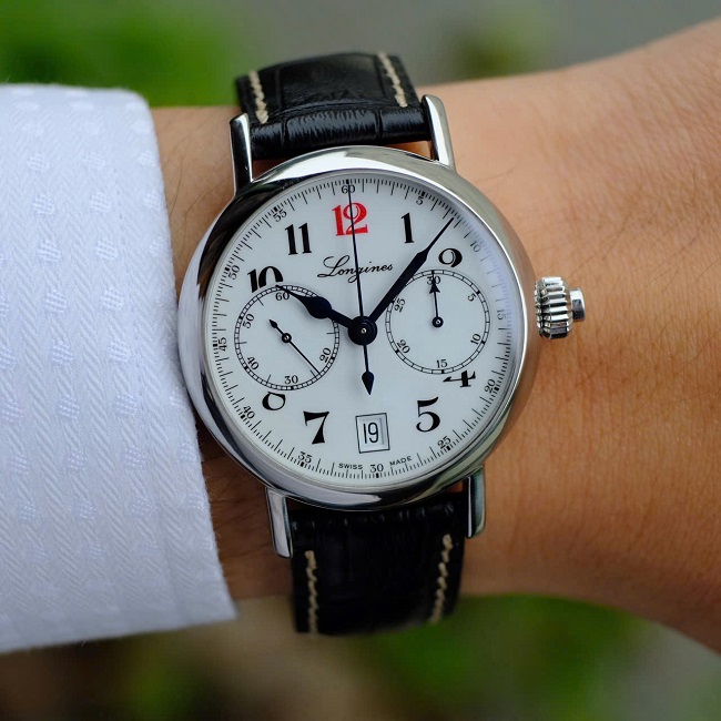 6 Longines Heritage Column-Wheel Chronograph L27754233 6 Longines Heritage Column-Wheel Chronograph L27754233