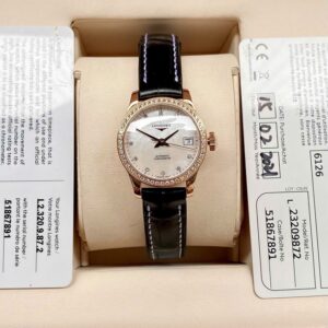 6 Longines Record Diamond Mother Of Pearl Dial L2.320.9.87.2