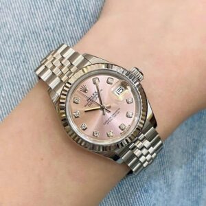 6 Rolex Lady-DateJust 279174 Bezel 18k Jubilee