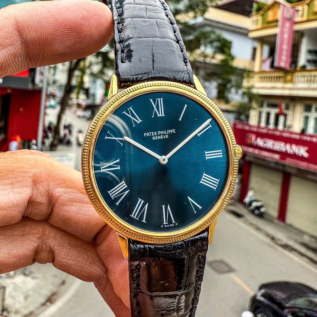 1 Patek Philippe Calatrava Automatic Blue 3588.1 18k Gold 1 Patek Philippe Calatrava Automatic Blue 3588.1 18k Gold