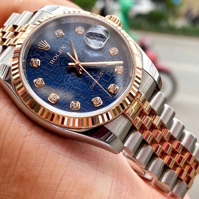 1 Rolex DateJust 116231 Demi 18K Rose Gold Automatic 36mm 1 Rolex DateJust 116231 Demi 18K Rose Gold Automatic 36mm