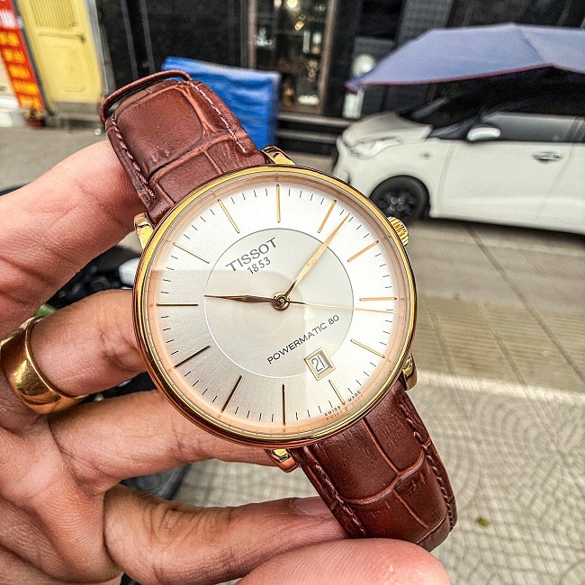 1 Tissot Carson Powermatic 80 T122.407.36.031.00 18K Rose Gold 1 Tissot Carson Powermatic 80 T122.407.36.031.00 18K Rose Gold