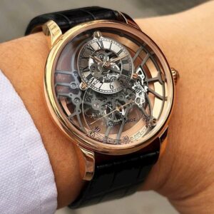 2 Jaquet Droz Skeleton 18k Gold 41mm J003523240