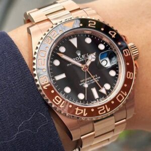 2 Rolex Rootbeer GMT Master II 126715CHNR0001 18k Rose Gold