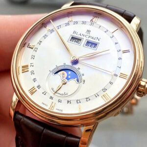 3 Blancpain Villeret Complete Calendar 6263-3642-55 18k Rose Gold