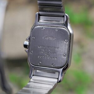 3 Cartier Santos Galbee 1567 Demi 18k Gold & Steel Small 24mm