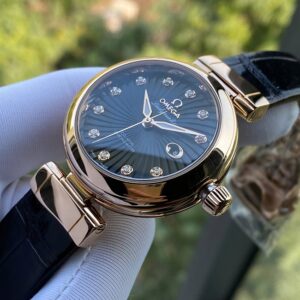 3 Omega DeVille 425.63.34.20.51.001 Ladymatic 18k Rose Gold
