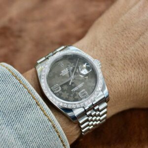 3 Rolex Oyster Perpetual DateJust 116234 Brown Floral