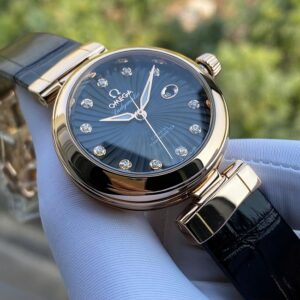 4 Omega DeVille 425.63.34.20.51.001 Ladymatic 18k Rose Gold