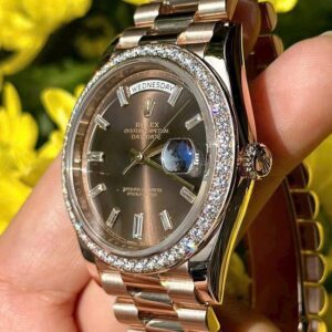 4 Rolex Oyster Perpetual Day-Date 228345RBR Chocolate Diamond