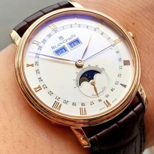 5 Blancpain Villeret Complete Calendar 6263-3642-55 18k Rose Gold