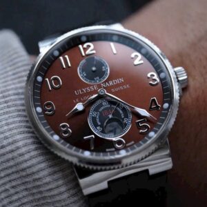 5 Ulysse Nardin Maxi Marine Chronometer Brown Dial 263-66-3625